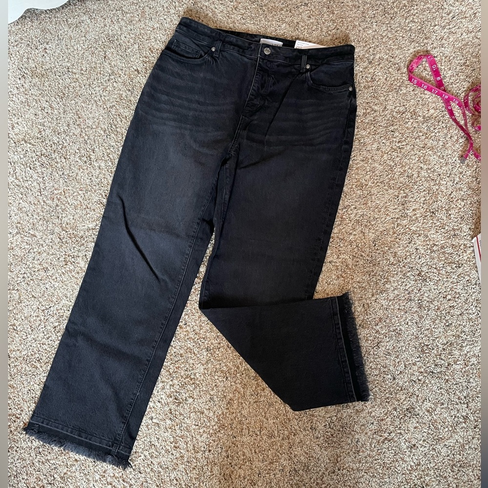 LOFT Black Crop Jeans Size 30